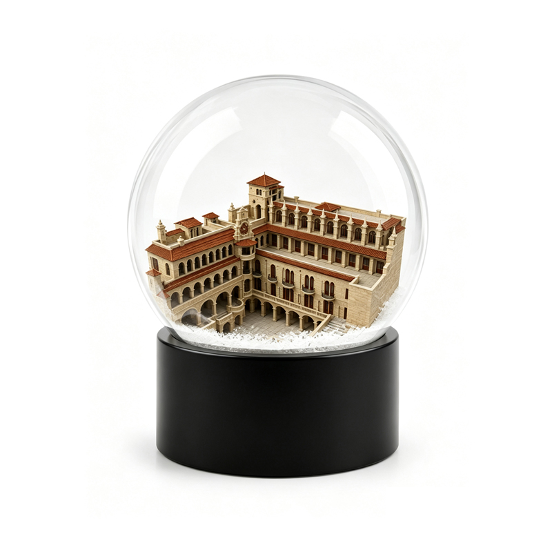 Building Souvenir Snow Globe