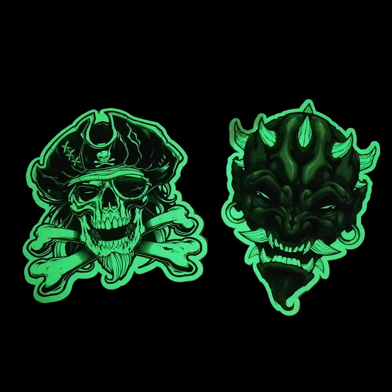 3.5x 2 Inch Glow-in-the-dark Sticker